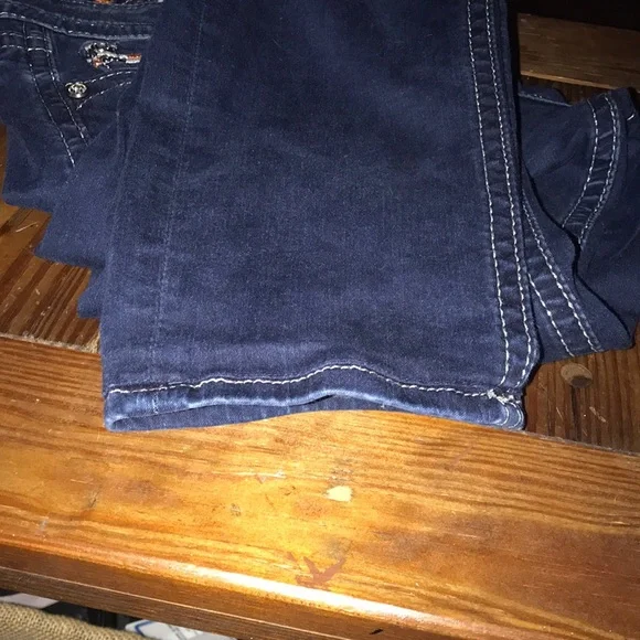 🐝 Rock Revival Dark Blue Skinny Jeans - Picture 3 of 3